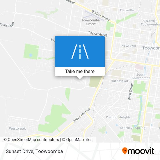 Sunset Drive map
