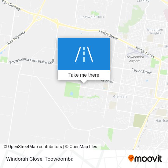 Windorah Close map