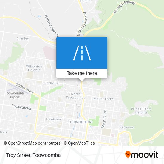 Troy Street map