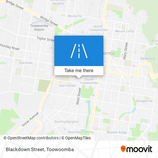 Blackdown Street map