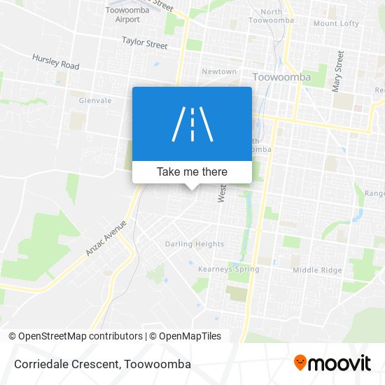 Corriedale Crescent map