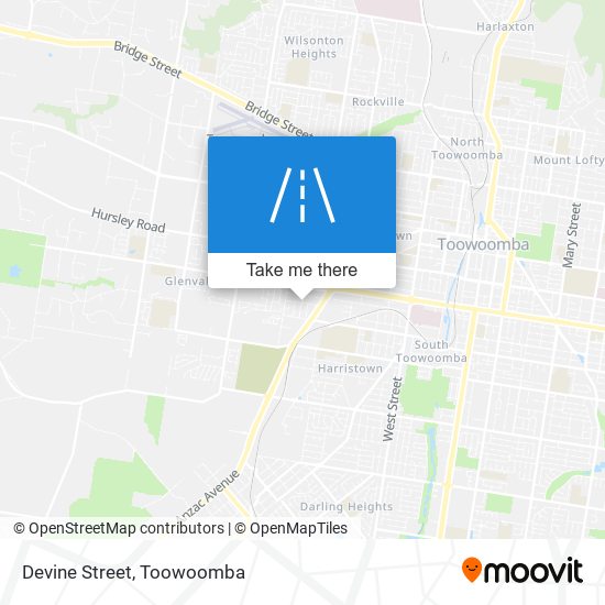 Devine Street map