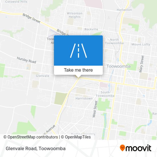 Glenvale Road map