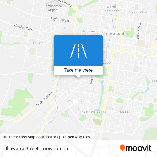 Illawarra Street map