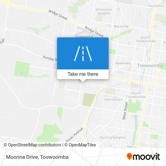 Moorina Drive map