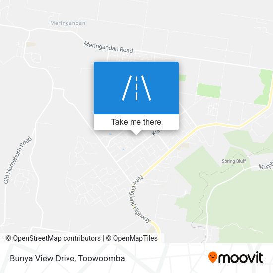 Bunya View Drive map