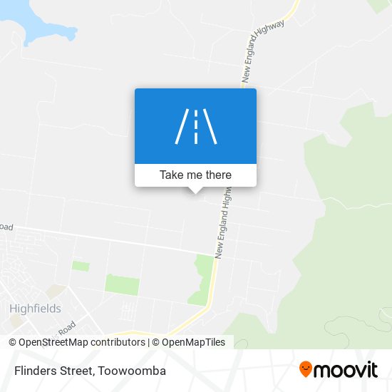 Mapa Flinders Street