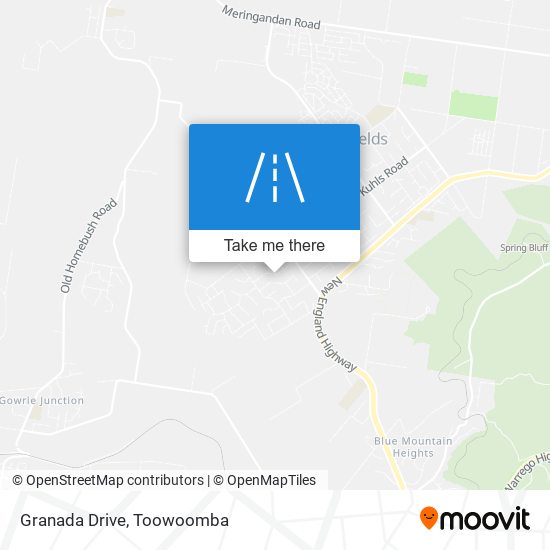 Granada Drive map