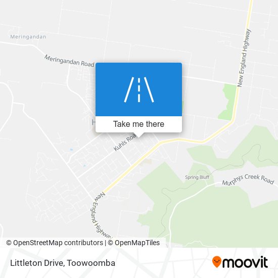 Littleton Drive map