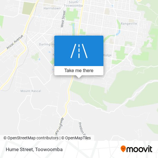 Hume Street map