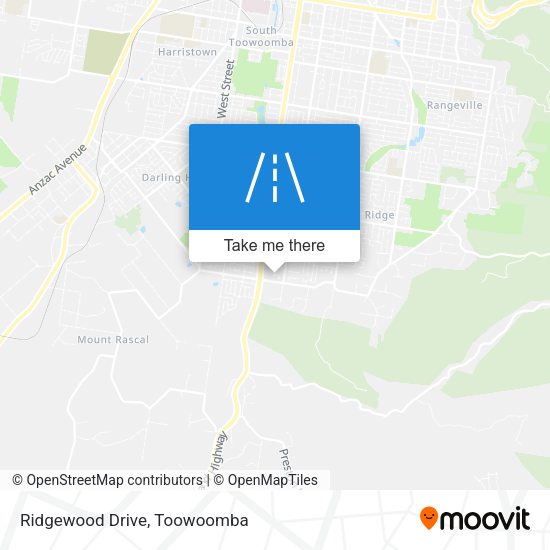 Ridgewood Drive map