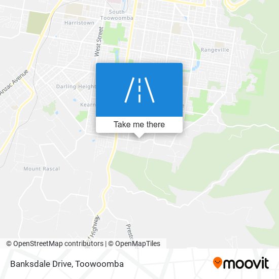 Mapa Banksdale Drive