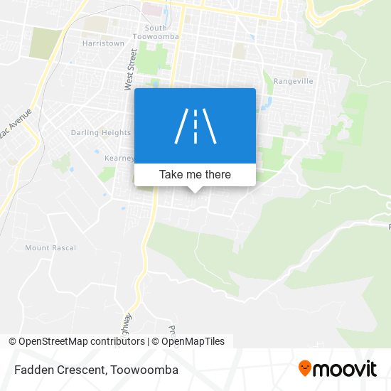 Fadden Crescent map