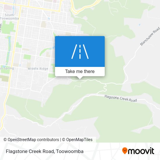 Flagstone Creek Road map