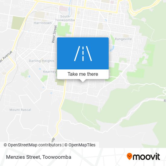 Menzies Street map