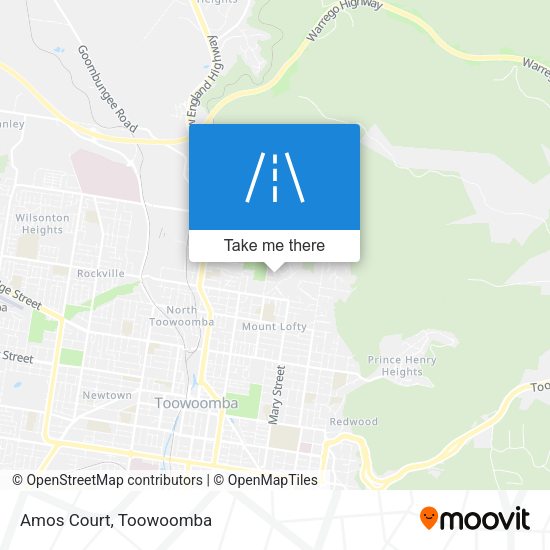Amos Court map