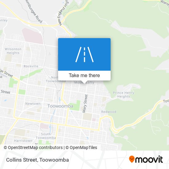 Collins Street map