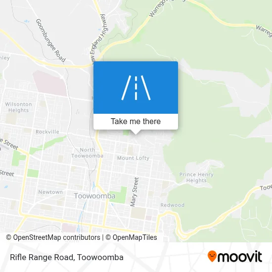 Mapa Rifle Range Road