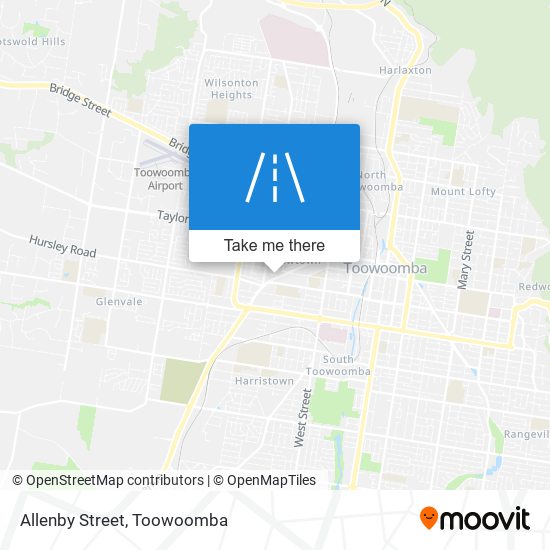 Mapa Allenby Street