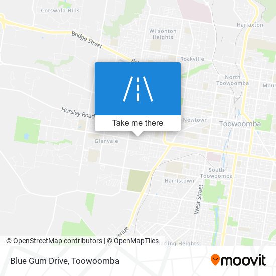 Blue Gum Drive map