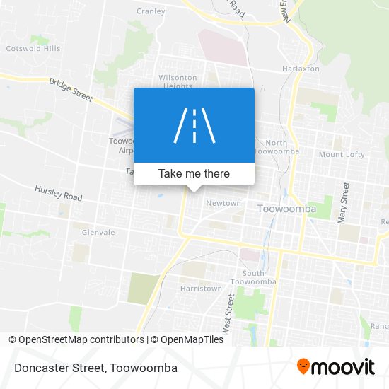 Mapa Doncaster Street