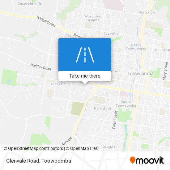 Glenvale Road map