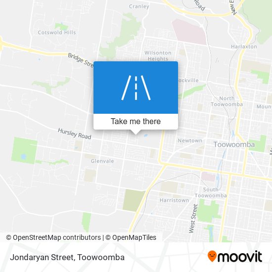 Jondaryan Street map