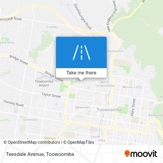 Teesdale Avenue map