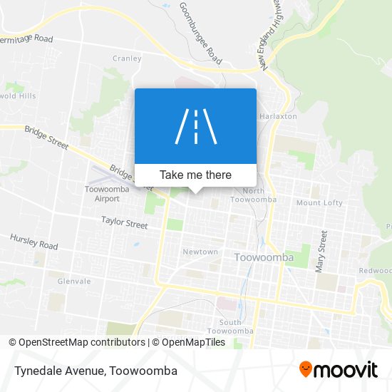 Tynedale Avenue map