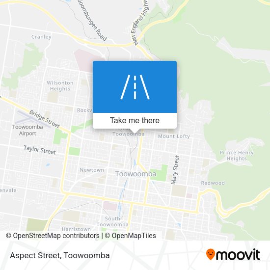 Aspect Street map
