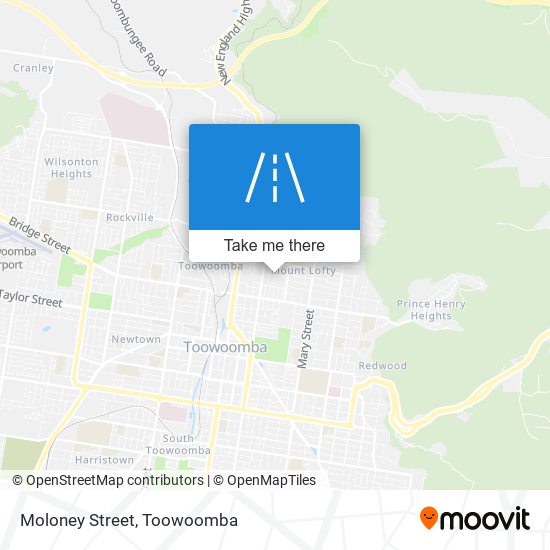 Moloney Street map