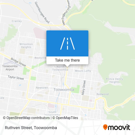 Ruthven Street map