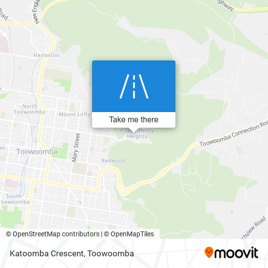 Katoomba Crescent map