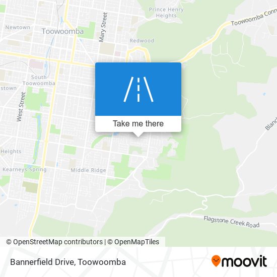 Bannerfield Drive map