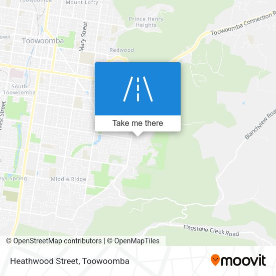 Heathwood Street map