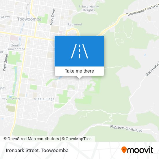 Mapa Ironbark Street