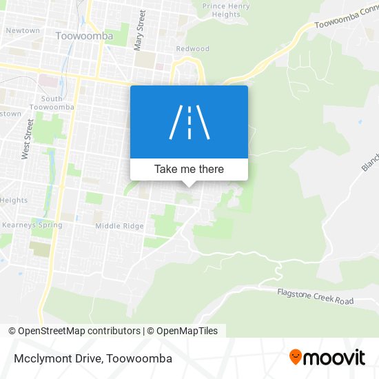 Mapa Mcclymont Drive