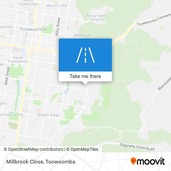 Millbrook Close map