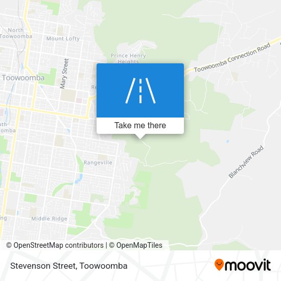 Stevenson Street map