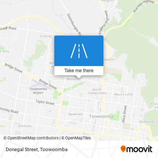 Donegal Street map