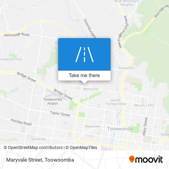 Mapa Maryvale Street