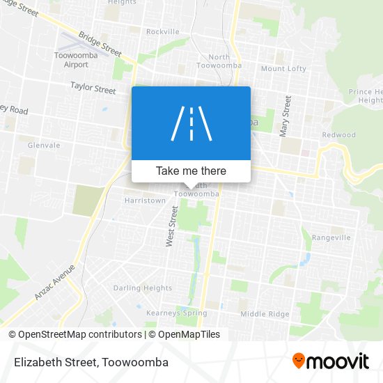 Elizabeth Street map