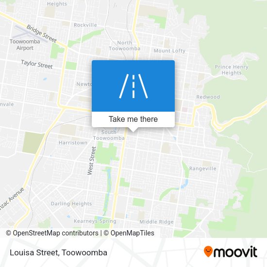 Louisa Street map
