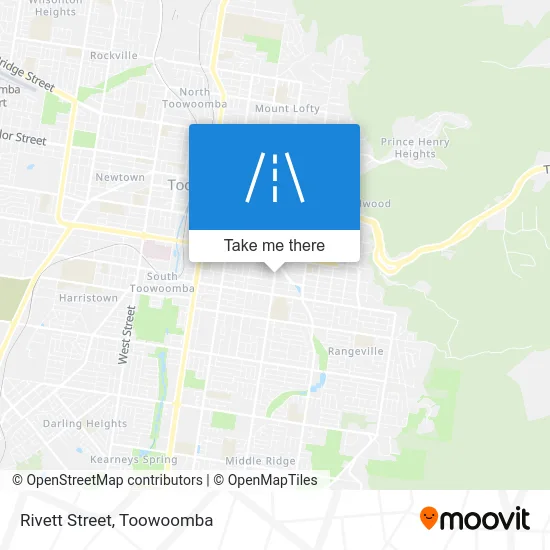 Mapa Rivett Street