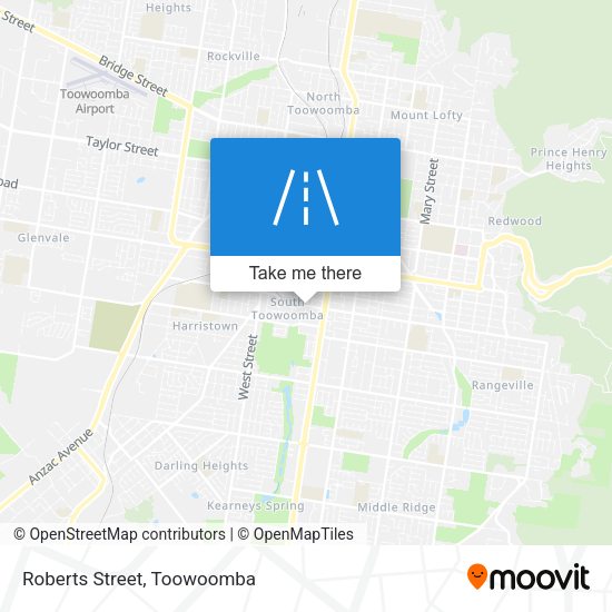 Roberts Street map