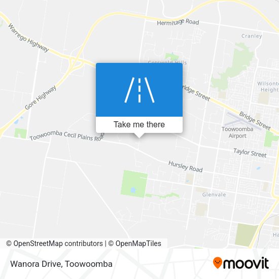 Wanora Drive map