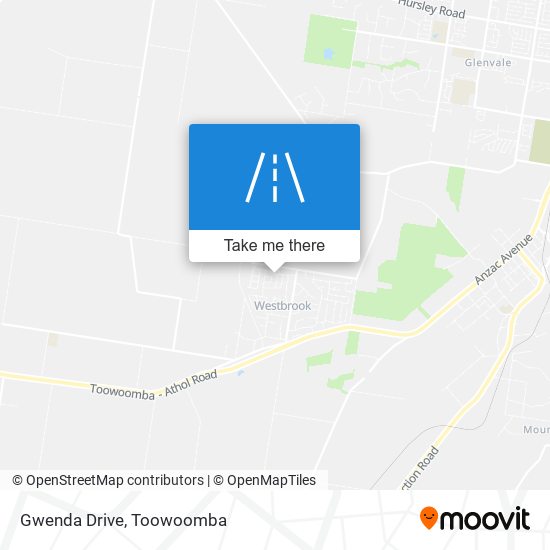 Gwenda Drive map