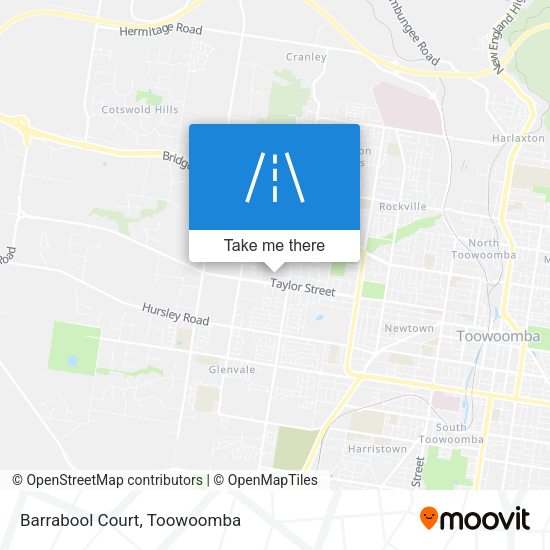 Barrabool Court map