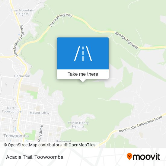 Acacia Trail map