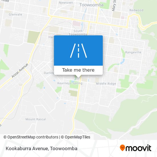 Mapa Kookaburra Avenue